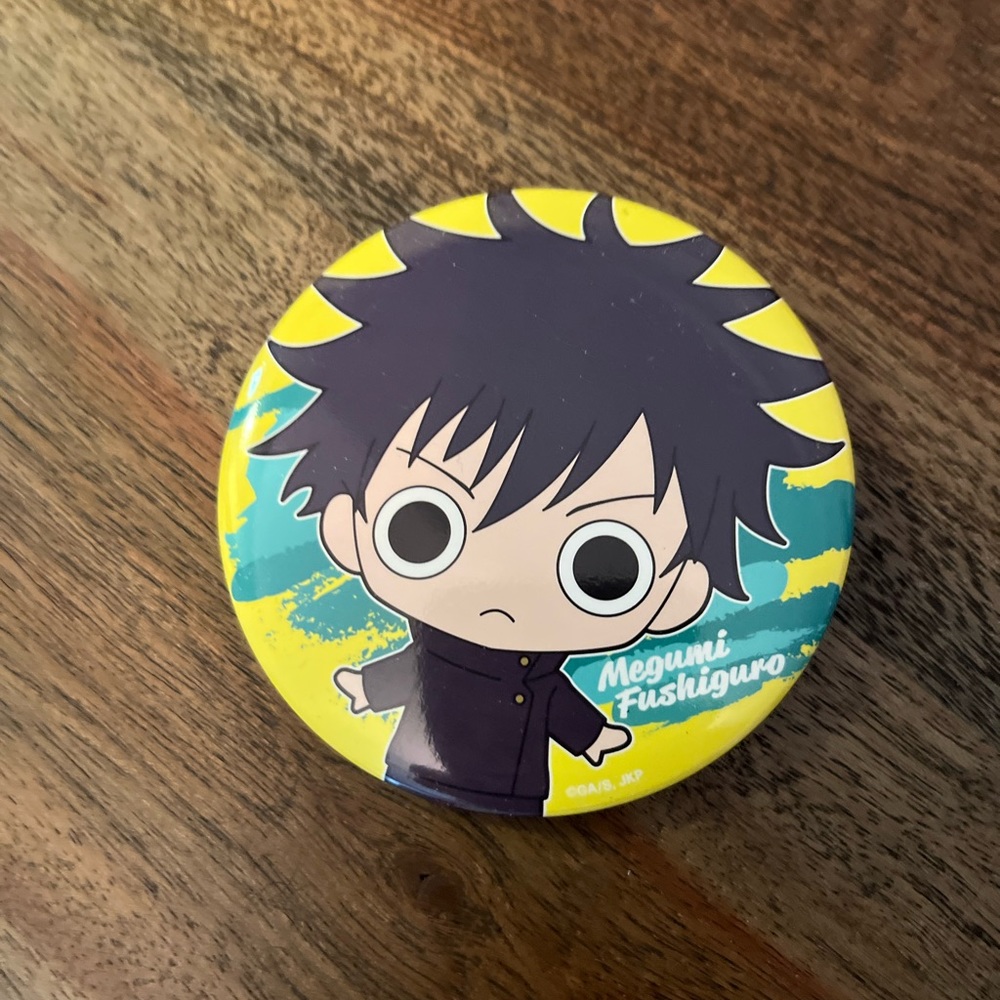 🔥🌟3/$15 Jujutsu Kaisen Can Badge Megumi from Japan